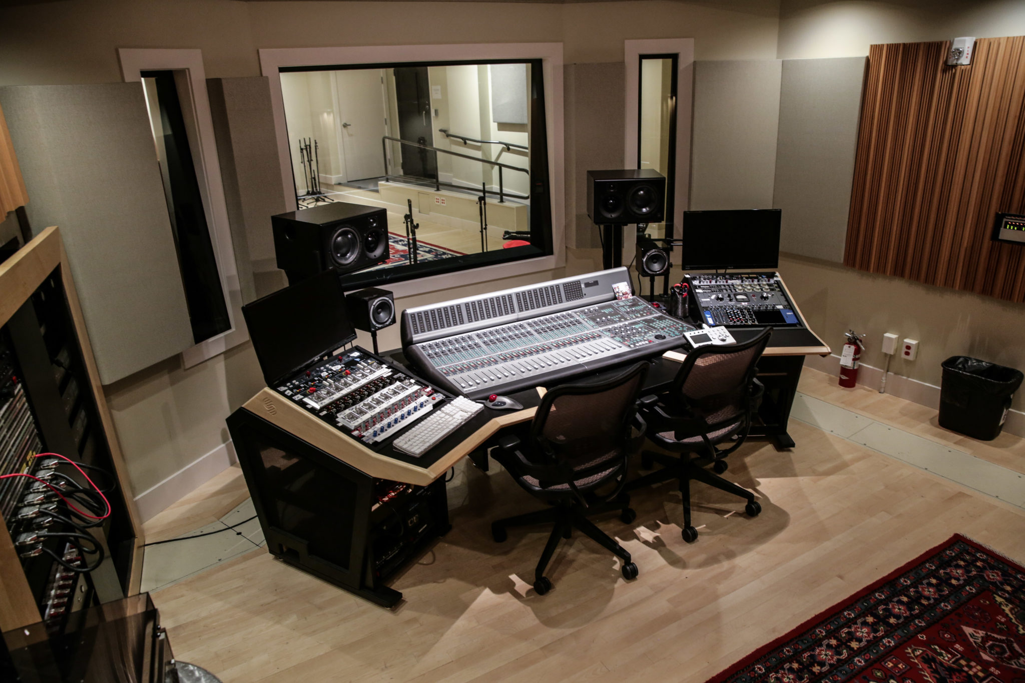 Take a virtual tour of the eTown Recording Studio
