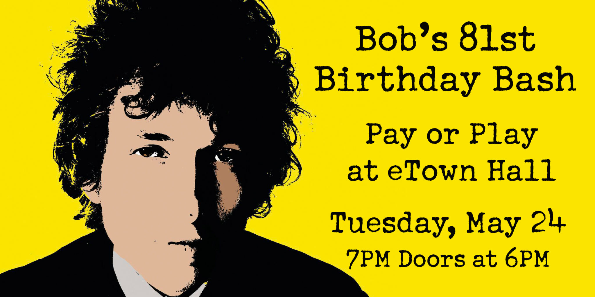 eTown Events Bob's Birthday Bash!