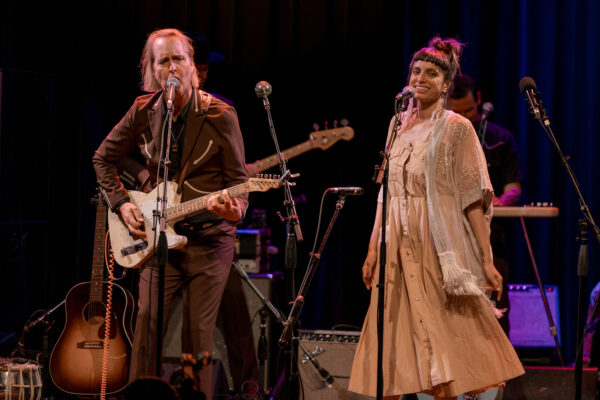 Chuck Prophet and Alysha Brilla perform at eTown Hall in August, 2025.